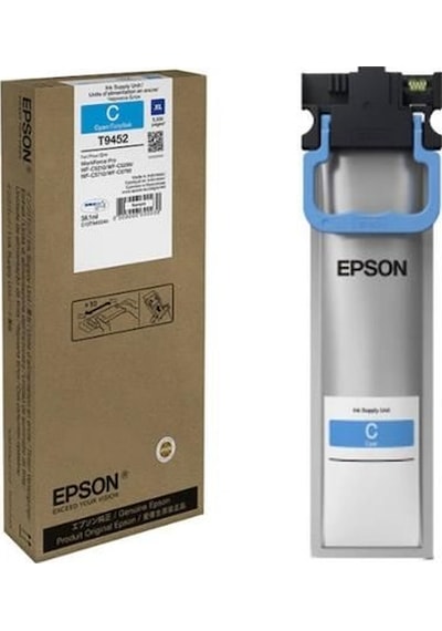 Epson T9452XL Mavi Kartuş Yüksek Kapasiteli / WorkForce Pro WF-C5210DW / C5290DW / C5710DWF /C5790DWF / C5215DW