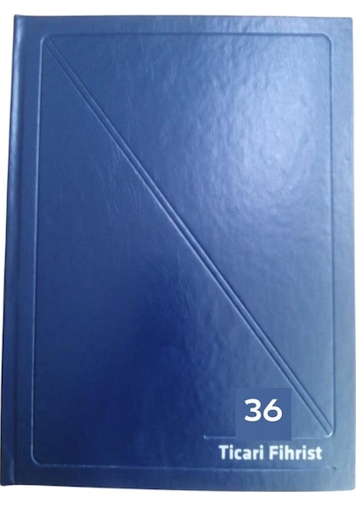 Fihrist Ticari 36'Lı 16X23 Lacivert Cilt Bezli 1 Adet Artlantis T