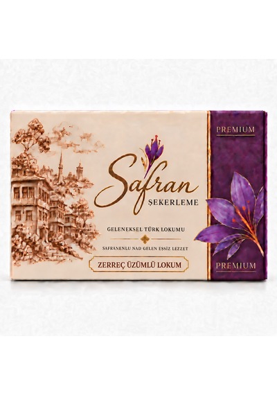 Safran Şekerleme Zerreç Üzümlü 600 G