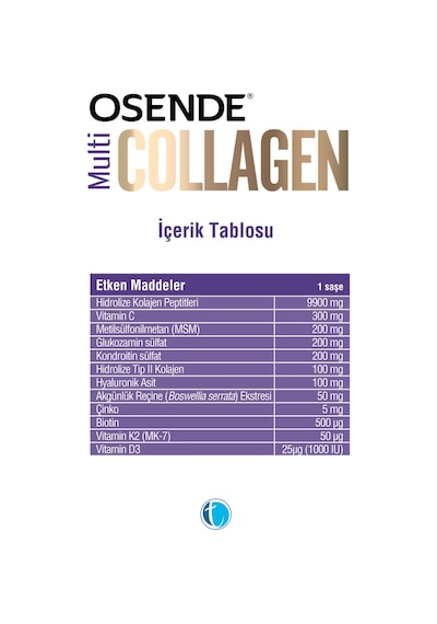 Osende Multi Collagen Şase 30'lu