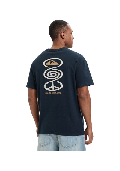 Quiksilver Harmony Spiral Erkek Tişört Lacivert