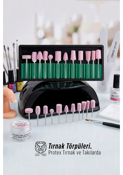 Transformacion Professional 12 Parça Protez Jel Tırnak Manikür Pedikür Freze Ucu Seti 722927