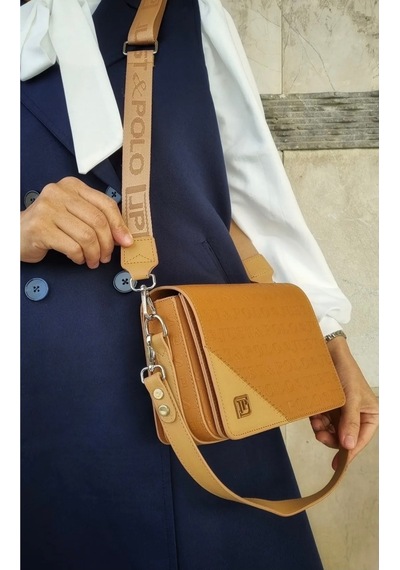 Just Polo Taba Orta Boy 4 Bölmeli Iki Askılı Kadın El & Omuz Çantası 26x17cm Mh5007 Beyaz
