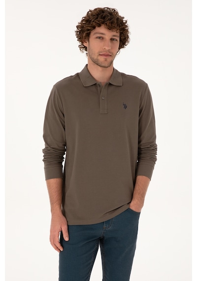 U.s. Polo Assn. Erkek Vizon Sweatshirt 50307688-vr052 Vizon