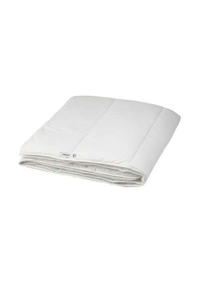 Tek Kişilik Kışlık Yorgan, Beyaz Renk 150x200 cm Dolgu 0yuklu Polyester Lif