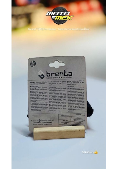 Suzukı An 400 Burgman Brenta Ft 3063 Fren Balatası Yüksek Performans & Uzun Ömür