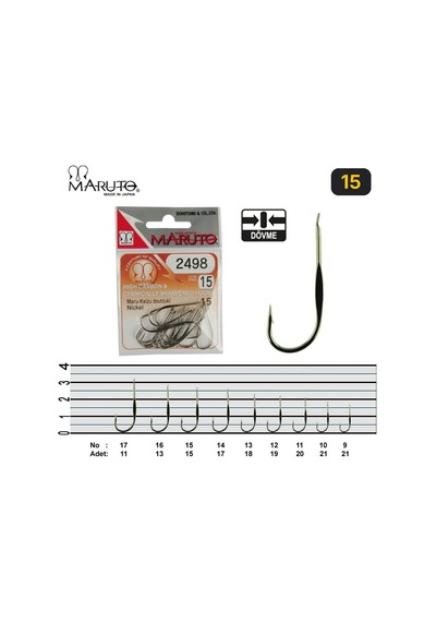 Maruto 2498 Nikel Olta İğnesi 15