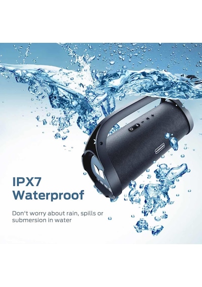 Monster Adventurer Max Boombox 60 W Çift Subwoofer IPX7 Bluetooth 5.0 Hoparlör