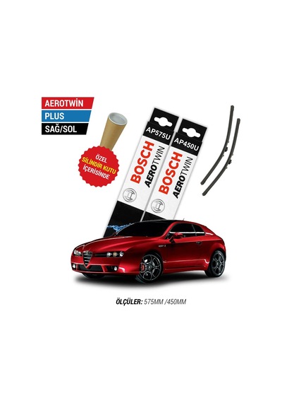 Bosch Aerotwin Plus Alfa Romeo Brera Silecek Takımı (2006-2009)
