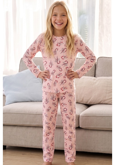 Siyah İnci Desenli Termal Kumaşlı Ultra Soft Yumuşak Örme Pijama Takımı 26226916 Pembe Siyah İnci Desenli Termal Kumaşlı Ultra Soft Yumuşak Örme Pijama Takımı 26226916 Pembe