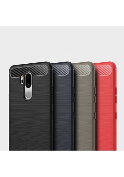 LG Uyumlu G7 Kılıf Zore Room Silikon Kapak Siyah