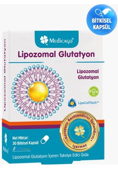 Medicago Liposomal Glutahione 30 Kapsül