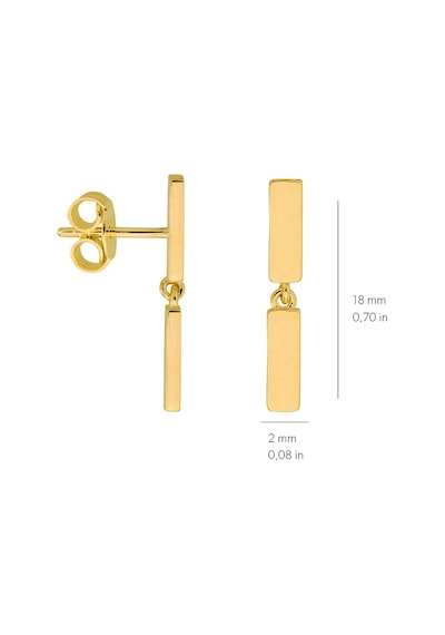 Goldkupe 14 Ayar Sallantılı Altın Küpe 1,97 Gr-2162