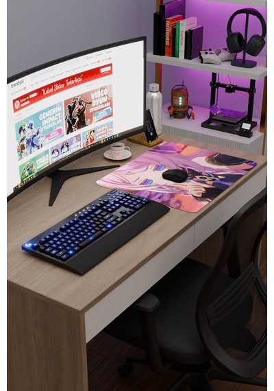 Citlali Genshin Impact Anime Gacha V3 - 48x40 Xl Gaming Mouse Pad Fare Altlığı