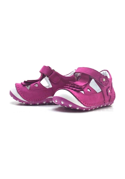 Hapshoe Hakiki Deri Püsküllü Pembe Yazlık Bebek Ilk Adım Ayakkabı (371976781) Pembe