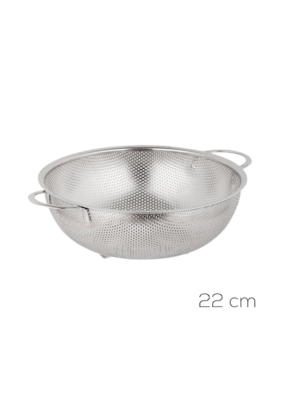 Porsima Bls-ks-22 Kulplu Paslanmaz Çelik Süzgeç Mutfak Eleği Meyve Ve Sebze Yıkama Aparatı Kevgir 22cm Çelik