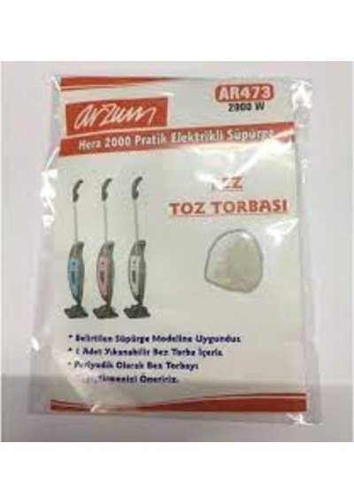 Arzum Pratik Süpürge Toz Torbası 10 Adet