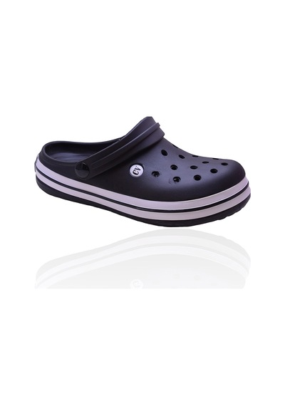 15090 Carlaverde Crosss Tarzı Unisex Terlik Hemşire Doktor Siyah