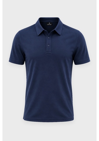 Goffra Erkek Prestige Polo Yaka Tişört 110s Pima Pamuğu Likit Amonyak Merserize Lacivert M120-k0141-02