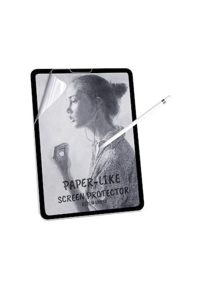 Apple Ipad Pro 12.9 Uyumlu Inç 2021 5.nesil Paper Like Kağıt Hissi Kaymaz Yüzey Koruyucu