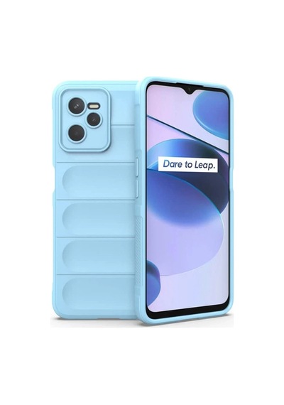 Newface - 255 - Realme C35 Kılıf Optimum Silikon - - Edntrend - Sky Blue