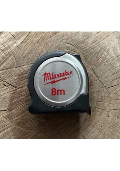 Milwaukee Pro 8 Metre Çelik Şerit Metre Ölçüm Metresi 8metre