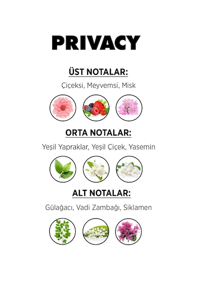 Privacy Addiction Kadın Parfüm EDT 100 ML + Addiction Kadın Sprey Deodorant 3 x 150 ML