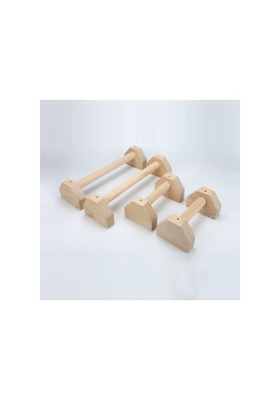 Ahşap Fitness Ekipmanları Şınav Standları 14x25x11cm Renksiz