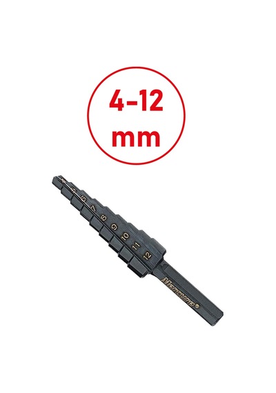 4 12 Mm Hss Sac Delme Panç Kademeli Matkap Ucu Yüksek Hassasiyet Ve Uzun Ömür