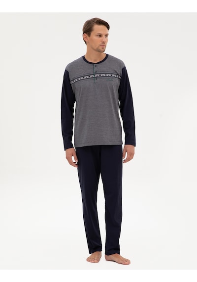 Pierre Cardin Erkek Lacivert Pijama Takım 50322651-200 Lacivert