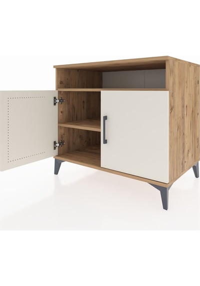 Kronos Şifonyer 2 Raflı 2 Kapaklı 88x59x80 Çam-aytaşı Çam