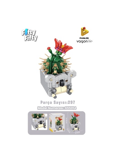 Panlos Mini Potted Plant Serisi Koala Figürü 297 Parça Oyuncak Yapım Seti -ffp655014