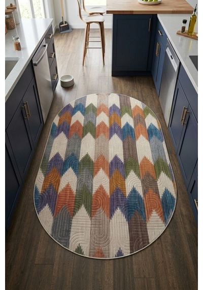Raschel Carpet Oval Bohem Yıkanabilir Leke Tutmaz Modern Mutfak Halısı Multi Renkli Özel Seri Kaymaz Taban Halı Rc Multı Mutfk Yenımdlelıps 001 Çok Renkli Raschel Carpet Oval Bohem Yıkanabilir Leke Tutmaz Modern Mutfak Halısı Multi Renkli Özel Seri Kaymaz Taban Halı Rc Multı Mutfk Yenımdlelıps 001 Çok Renkli