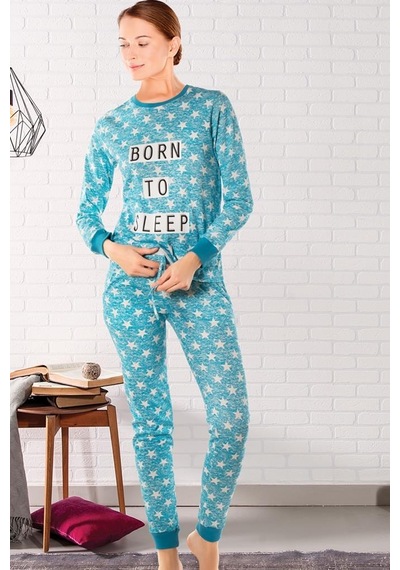 Miorre Doremi Born To Sleep Bayan Pijama Takımı 001