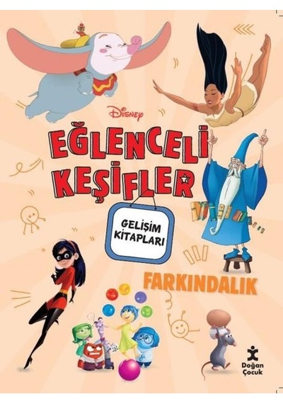 Disney Eğlenceli Keşifler - Farkındalık - Gelişim Kitapları- Doğan Çocuk