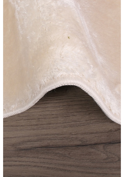 Relax Krem Köşeli 60x100 + 50x60 Cm 2'li Pufidik Banyo Paspası Se Krem