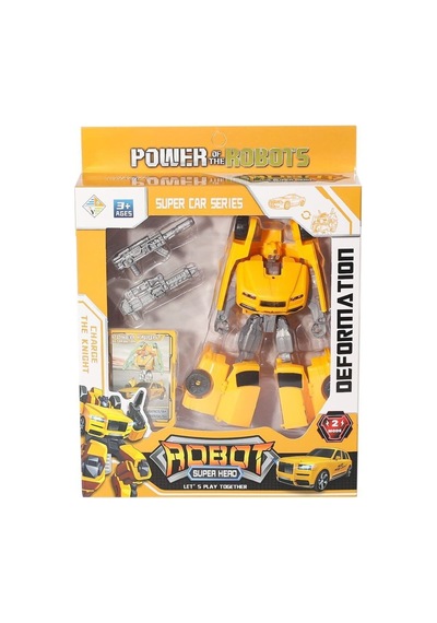 Hy-8877 Dönüşebilen Transformers Kartlı Araba Çok Renkli