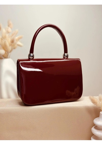 Elora Atelier Elora Gloss Bordo Çanta Çok Renkli