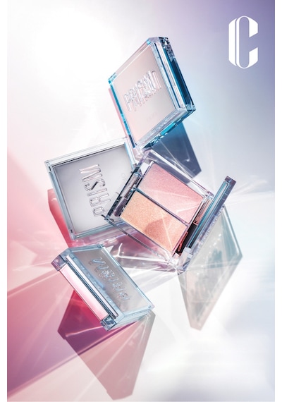 İnci Tanecikli Yoğun Işıltı Sağlayan 2 Li Highlighter Clio Prism Highlighter Duo 01 Cream Fizz
