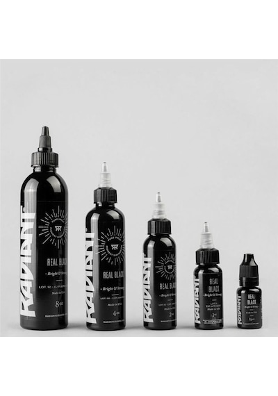 Real Black - Radiant Tattoo Dövme Boyası - 1oz/30ml