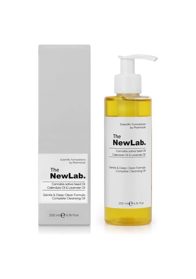The NewLab Tüm Cilt Tipleri Için Kenevir Tohumu, Calendula Ve Lavanta Özlü Yüz Temizleme Yağı 200 Ml