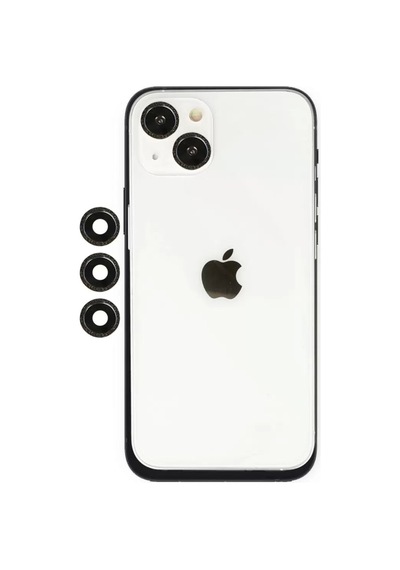 Apple İphone 14 Shine Kamera Lens - Siyah