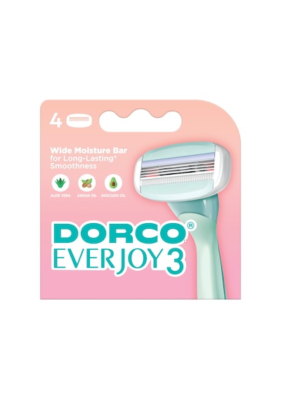 Dorco Everjoy 3 Bıçaklı Kadın Yedek Tıraş Bıçağı 4lü