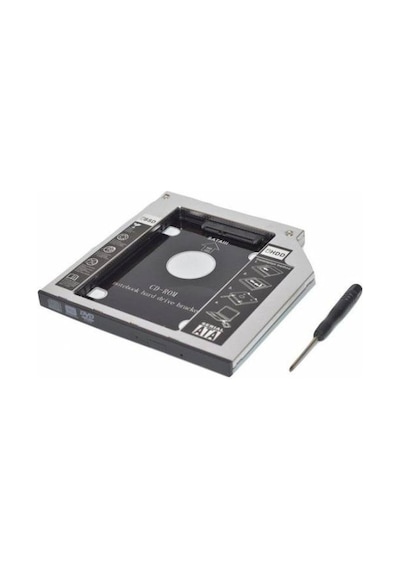 SSD Caddy 12.7 Mm Dvd To SSD Kızak HDD Bağlama - HDD Caddy Kutu 12.7M