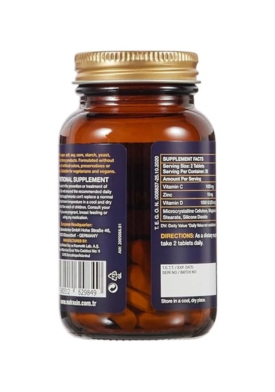Nutraxin Vitamin Max C-d-zinc 60 Tablet