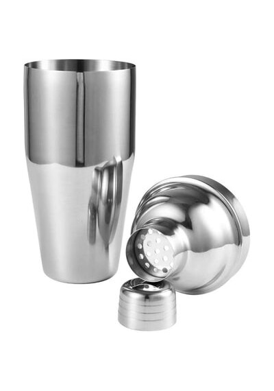 Epinox Paslanmaz Çelik Profesyonel Shaker 350 Ml Sh-35 Metalik Gri