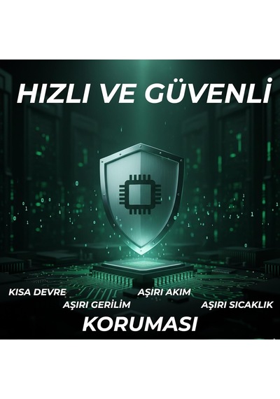 67w Turbo Fast Hızlı Şarj Seti Usb-a 67w Şarj Başlığı + Type-c Kablo , Turbo Şarj Uyumlu, Akıllı Akım Destekli Güvenli Şarj Aleti, Parlak Beyaz