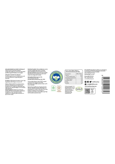 TheLifeCo Organik Hindistan Cevizi Yağı 150 ML