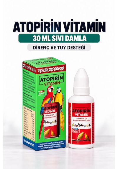 Atopirin Vitamin - Muhabbet Kuşu - Papağan Vitamini