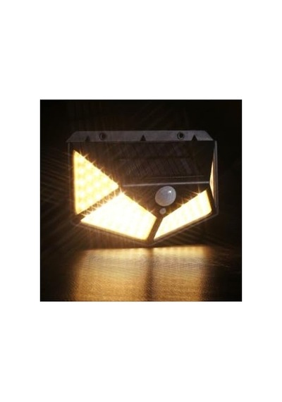 Led Güneş Enerjili Solar Duvar Apliği - 1200 Lümen Hareket Sensörlü 3 Modlu Bahçe Aydınlatması Hero Led Solar D Çok Renkli